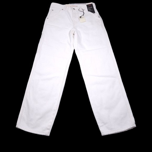 Levi’s Premium Dad Utility Jeans Baggy Loose Relaxed Straight Leg White 25 x 30 - Picture 3 of 14